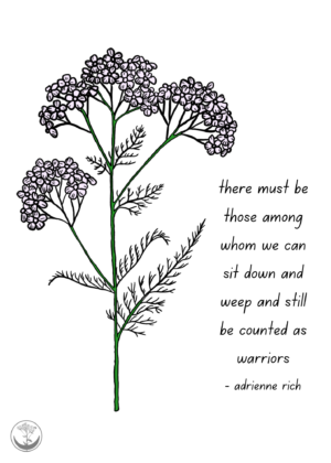 Yarrow + quote print