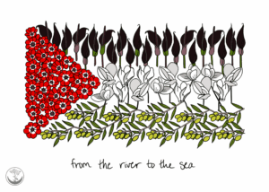 Solidarity with Palestine print